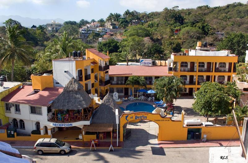 Bungalows El Delfin Rincón de Guayabitos Eksteriør bilde