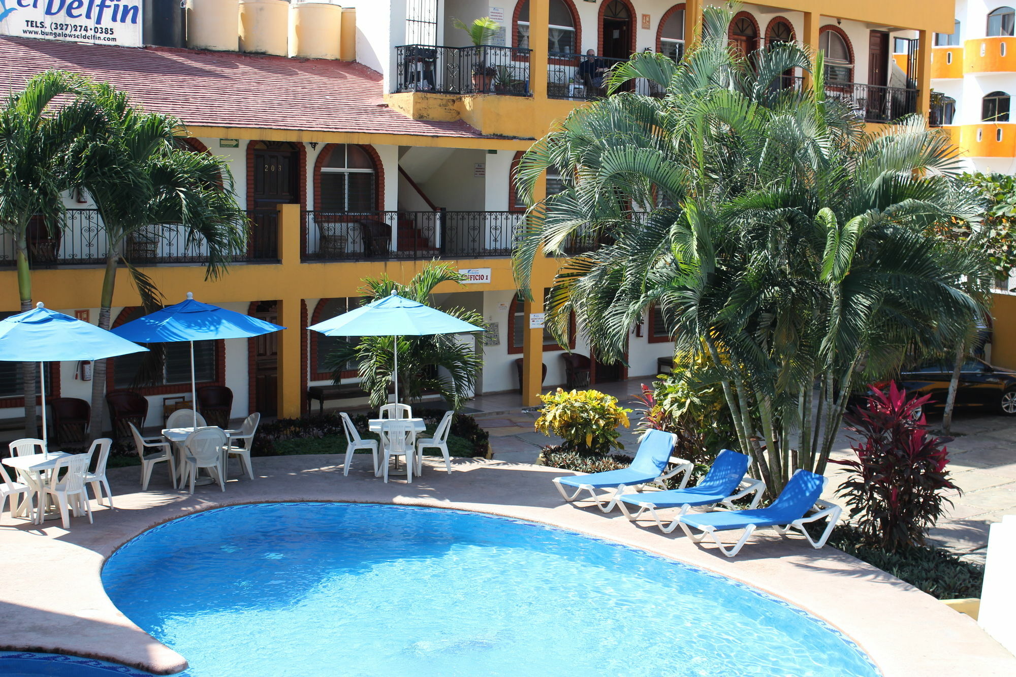 Bungalows El Delfin Rincón de Guayabitos Eksteriør bilde