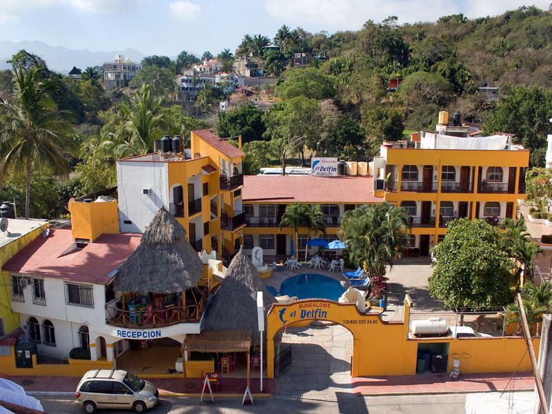 Bungalows El Delfin Rincón de Guayabitos Eksteriør bilde