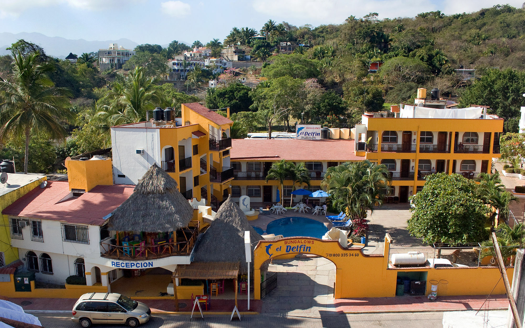 Bungalows El Delfin Rincón de Guayabitos Eksteriør bilde