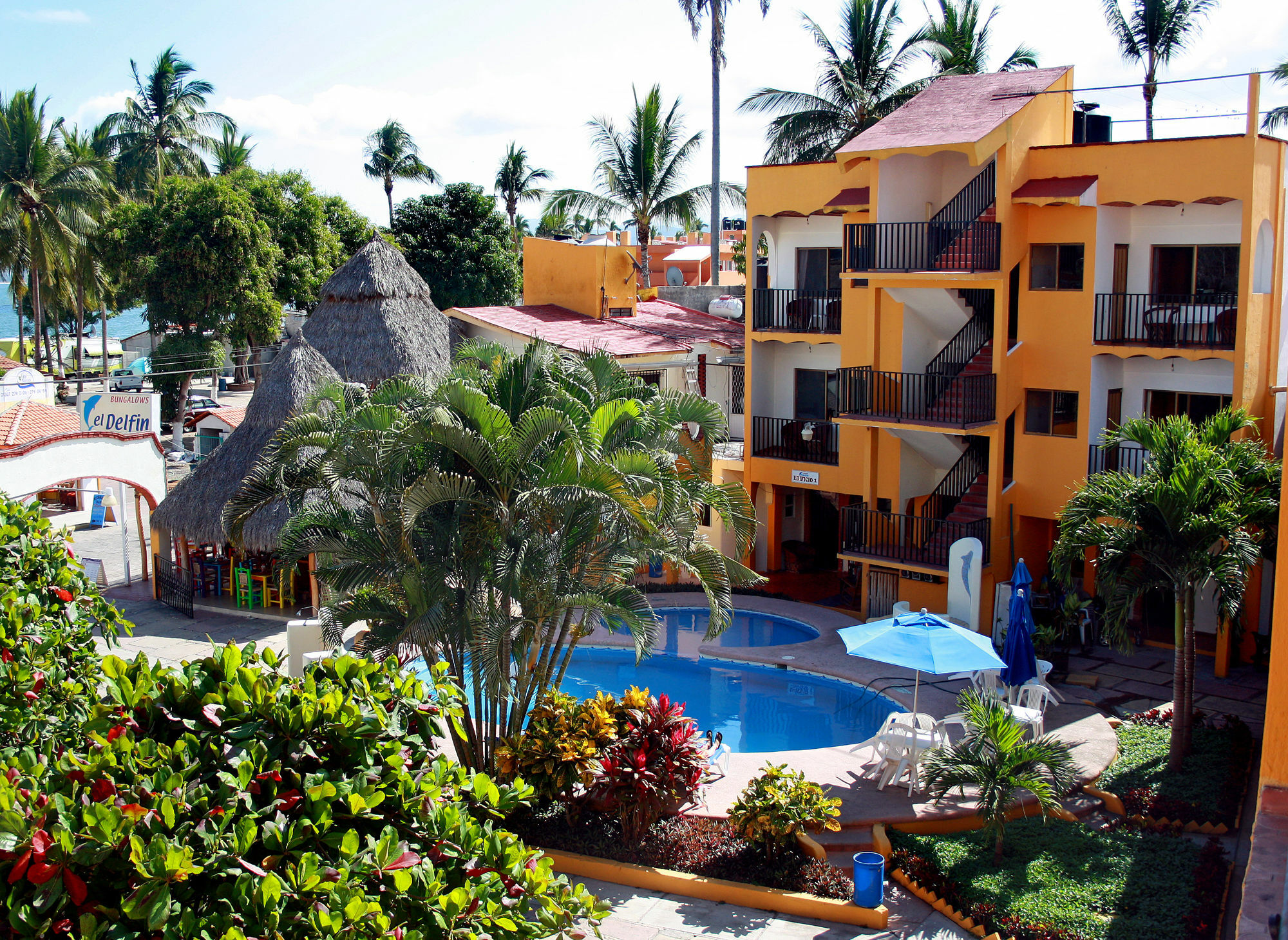 Bungalows El Delfin Rincón de Guayabitos Eksteriør bilde